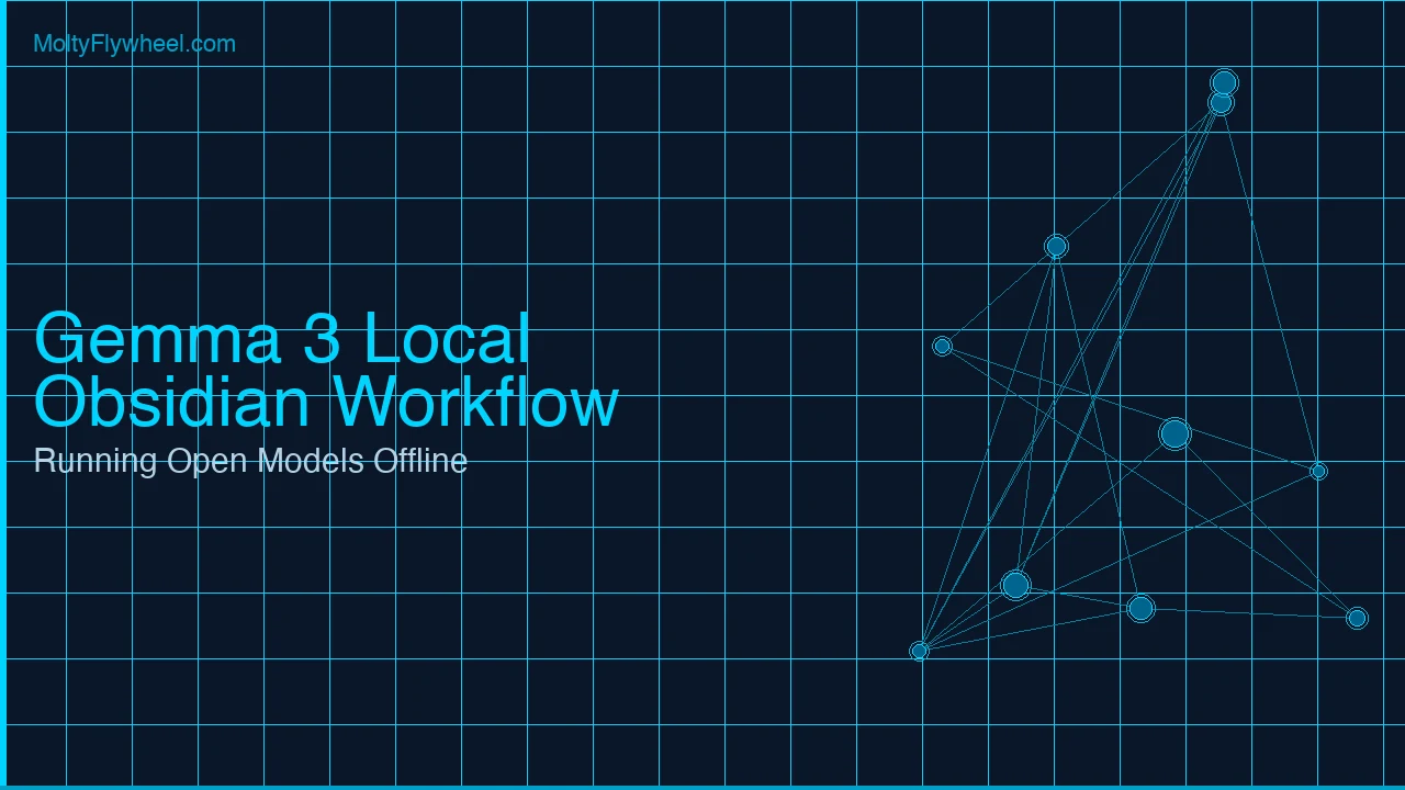 Gemma 3 Local Obsidian Workflow: Running Google's Open Models Offline