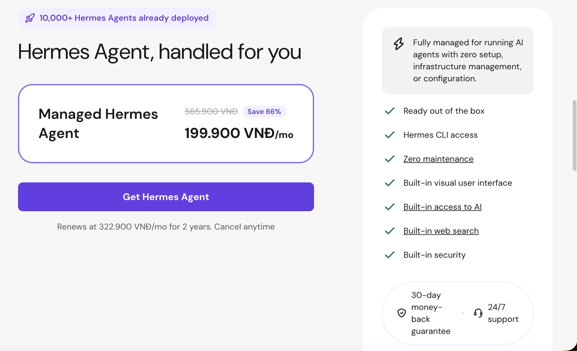 Hermes Agent — one agent, endless workflows including productivity, sales, coding, research